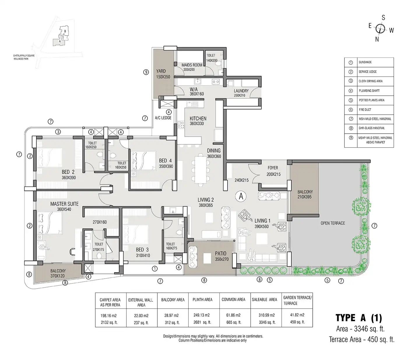 Villa layout at Kolte Patil Sinhagad Road