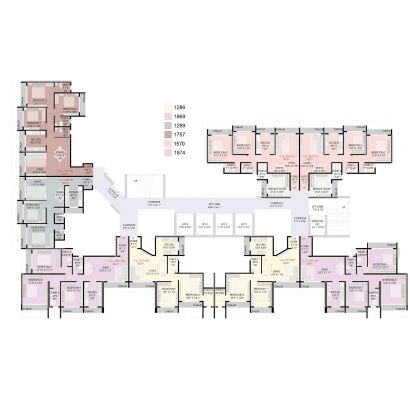Kolte Patil Vadgaon Khurd 2 BHK Apartment Layout